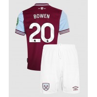 Camiseta West Ham United Jarrod Bowen #20 Primera Equipación Replica 2024-25 para niños mangas cortas (+ Pantalones cortos)